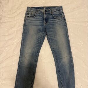 7 For All Mankind Light Blue Skinny Jeans